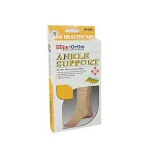 Ankle Support Elastic Biege X Large