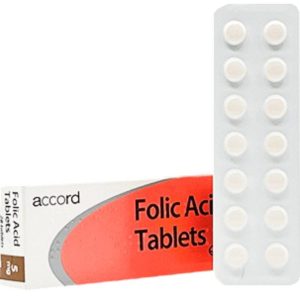 Folic Acid 5Mg Tablets