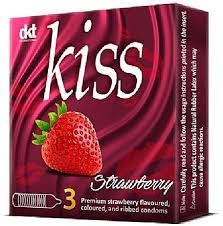 Kiss Condoms Strawberry