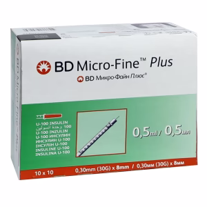 Microfine Insulin Syringe 0.5Ml
