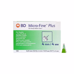 Microfine Plus Pen Needles 32G 4Mm