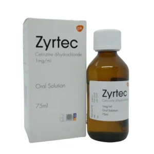 Zyrtec 5Mg/5Ml Syrup 75Ml