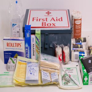First Aid Kit -Medium Metallic Box